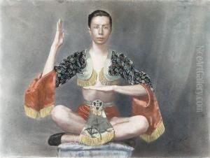 Portrait, C.1912. by Vaslav Fomich Nijinsky