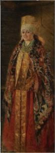 The Smiling Boyarina by Nikolai Avenirovich Shabunin