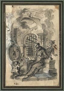 Die Versuchung Eines Monchs by Johann Esaias Nilson
