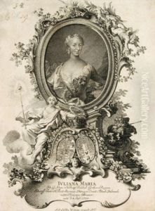 Portrat Der"iuliana Maria" by Johann Esaias Nilson