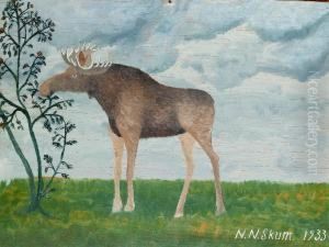 Alg I Landskap by Nils Nilsson Skum