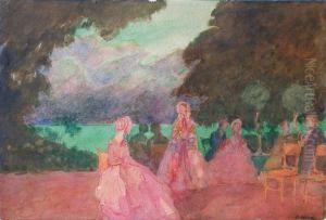 Scene Dans Un Parc by Petr Alexandrovich Nilus