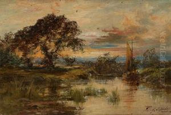 Sailing At Dusk - view 1
