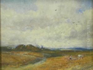 Ploughing by Robert Buchan Nisbet