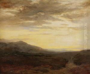 Moorland Landscape by Robert Buchan Nisbet