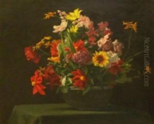 Summer Flowers by Robert Buchan Nisbet