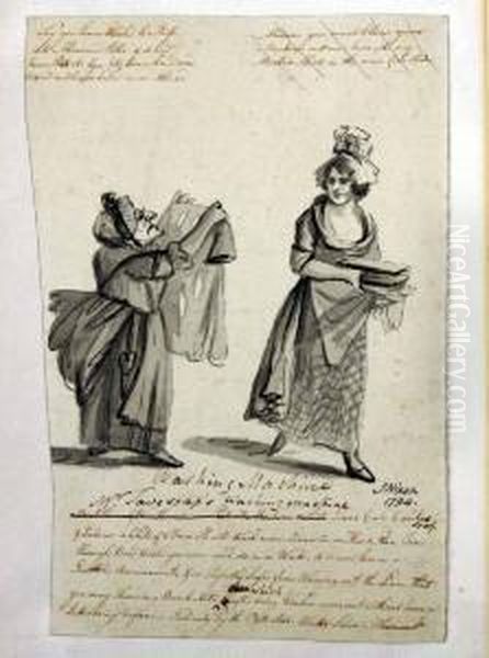 Ink And Greywash, Inscribed - view 1