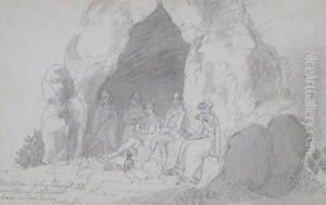 A Picnic In Dove Dale, Derbyshire