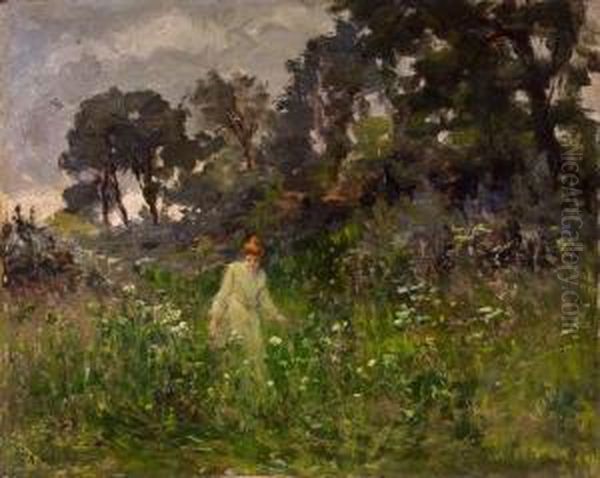 Landschaft Mit Junger Frau - view 1