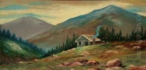 Cottage In The Mountains by John Noble
