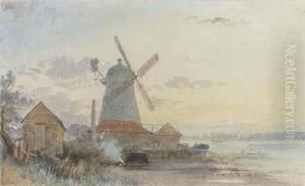 The Red House Mill Looking West - view 1