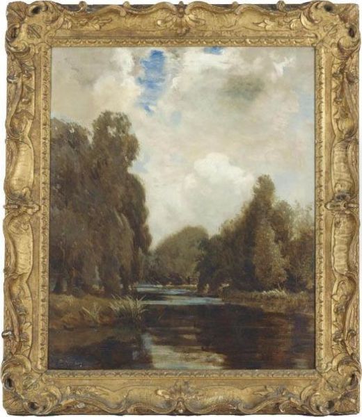 A Tranquil River Landscape - view 1