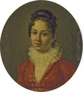 Portrait De Dame En Buste by Pietro Nocchi