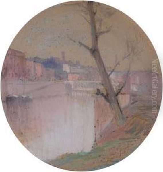 Scorcio Di Roma Dal Tevere - view 1