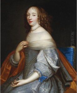 Portrait Of Catherine-charlotte De Gramont, Princess Of Monaco(1639-1678) by Jean Nocret I