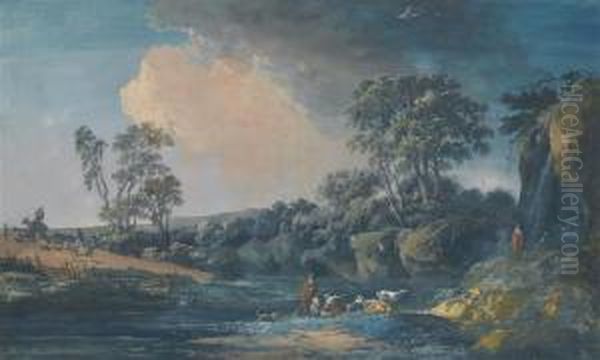 Paysage Anime A La Cascade - view 1