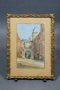 Porte Du College D'eu by Gustave Noel