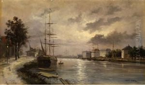 Winterlicher Hafen