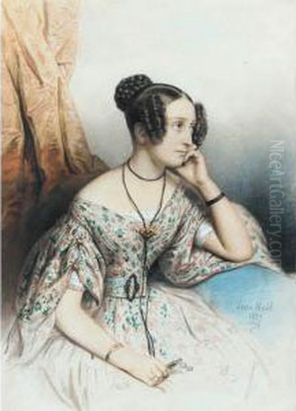 Portrait Of The Artist's Sister-in-law Louise Stephanie Rouget, Painted At The Age Of Twenty-four - view 1