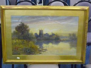 Evesham Church And The Avon