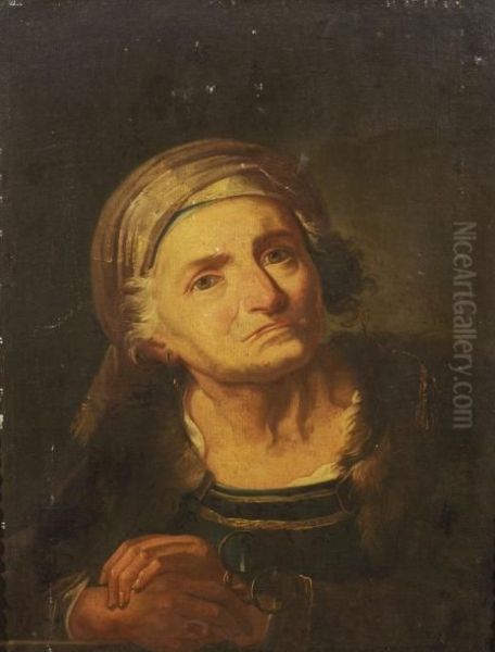 Portrait De Femme Agee, - view 1