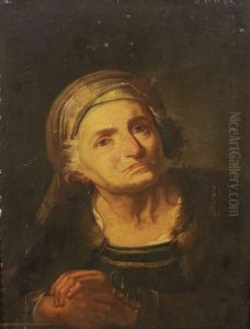 Portrait De Femme Agee, by Giuseppe Nogari