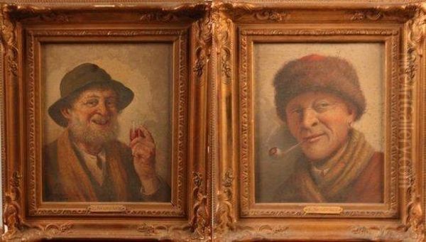 Portrait De Fumeur Et Portrait De Buveur - view 1