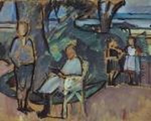 "kindergruppe Im Park" by Franz Nolken