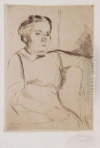 Magdalene Schmahl by Franz Nolken