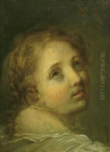 Bildnis Einer Jungen Frau. by Jan Baptist Nollekens