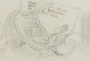 A Group Of Sketchbook Pages After Seventeenth And Eighteenthcentury Italian Artists