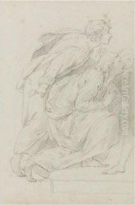 A Group Of Sketchbook Pages After Sixteenth-century Italianartists