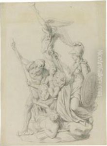 A Group Of Designs For Monuments To Naval Heroes: