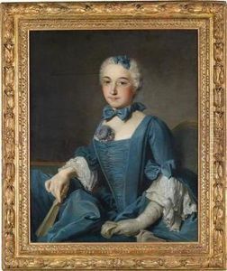 Portrait Of An Elegant Lady by Donatien Nonnotte