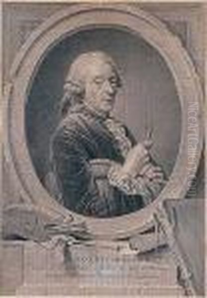 Retrato Del Escultor Robert Le Rorrain Y Retrato Del Pintor Francois Boucher - view 1