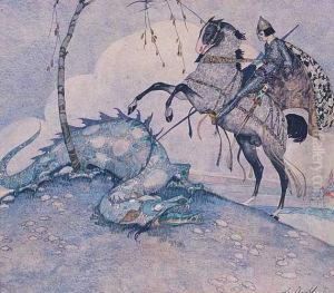 Swiety Jerzy Zabijajacy Smoka by Stefan Juliusz Norblin