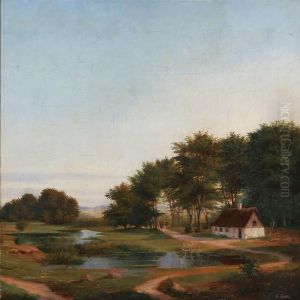 Summer Day In The Country by Nordahl Peter Frederik Grove