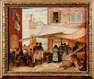 Fisktorget by Gosta Nordblad