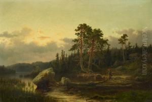 Abendstimmung by Axel Wilhelm Nordgren