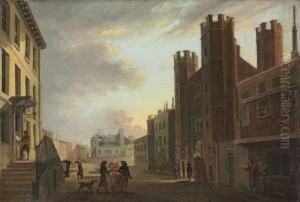 View Of St. James's Palace, London, Pall Mall Beyond by Pehr Nordquist