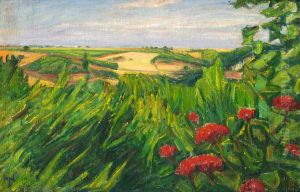 Provins, Utsikt Fran Klosterterassen by Karl Nordstrom