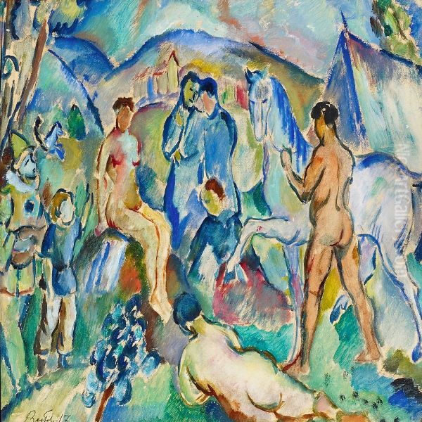 Landscape With Personsand Animals - view 1