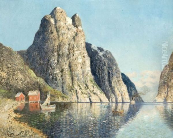 Vue D'un Fjord - view 1