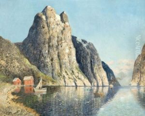 Vue D'un Fjord by Adelsteen Normann