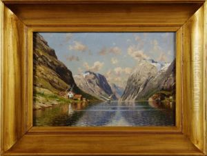 Fjordlandskap by Emma Pastor Normann