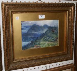 Mountainous Landscape by Marianne North