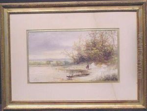 Figures By A Pond by James Northcote