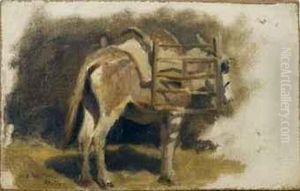 Study Of A Donkey by William Edward Norton
