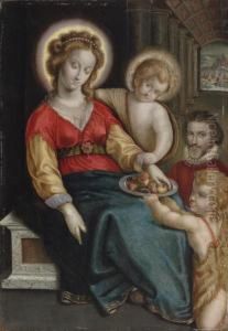 The Virgin And Child With The Infant Saint John The Baptist And A Donor