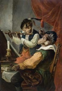 Musicerende Apen by Emmanuel Noterman